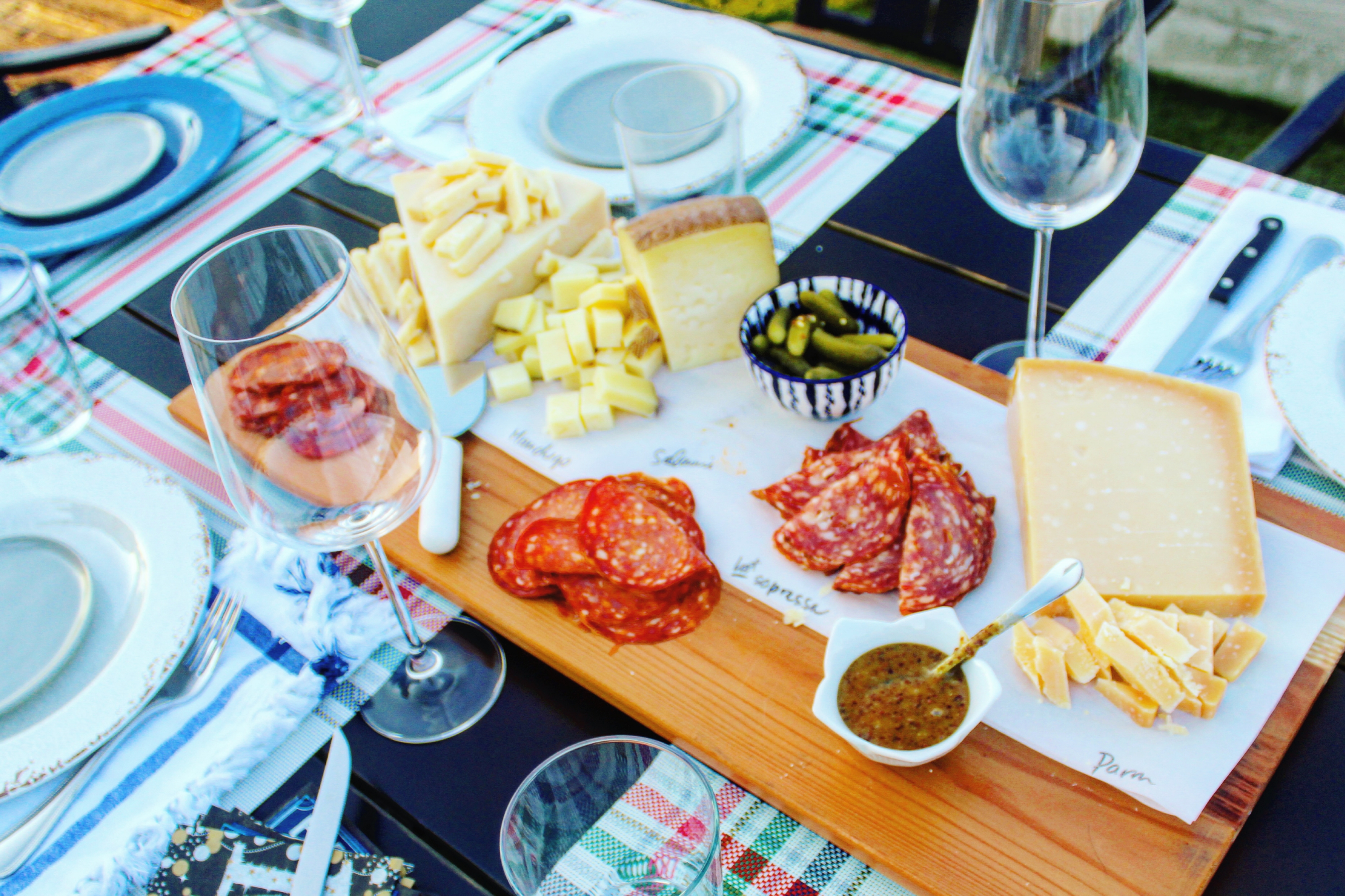 Chef Frank's elegant spread